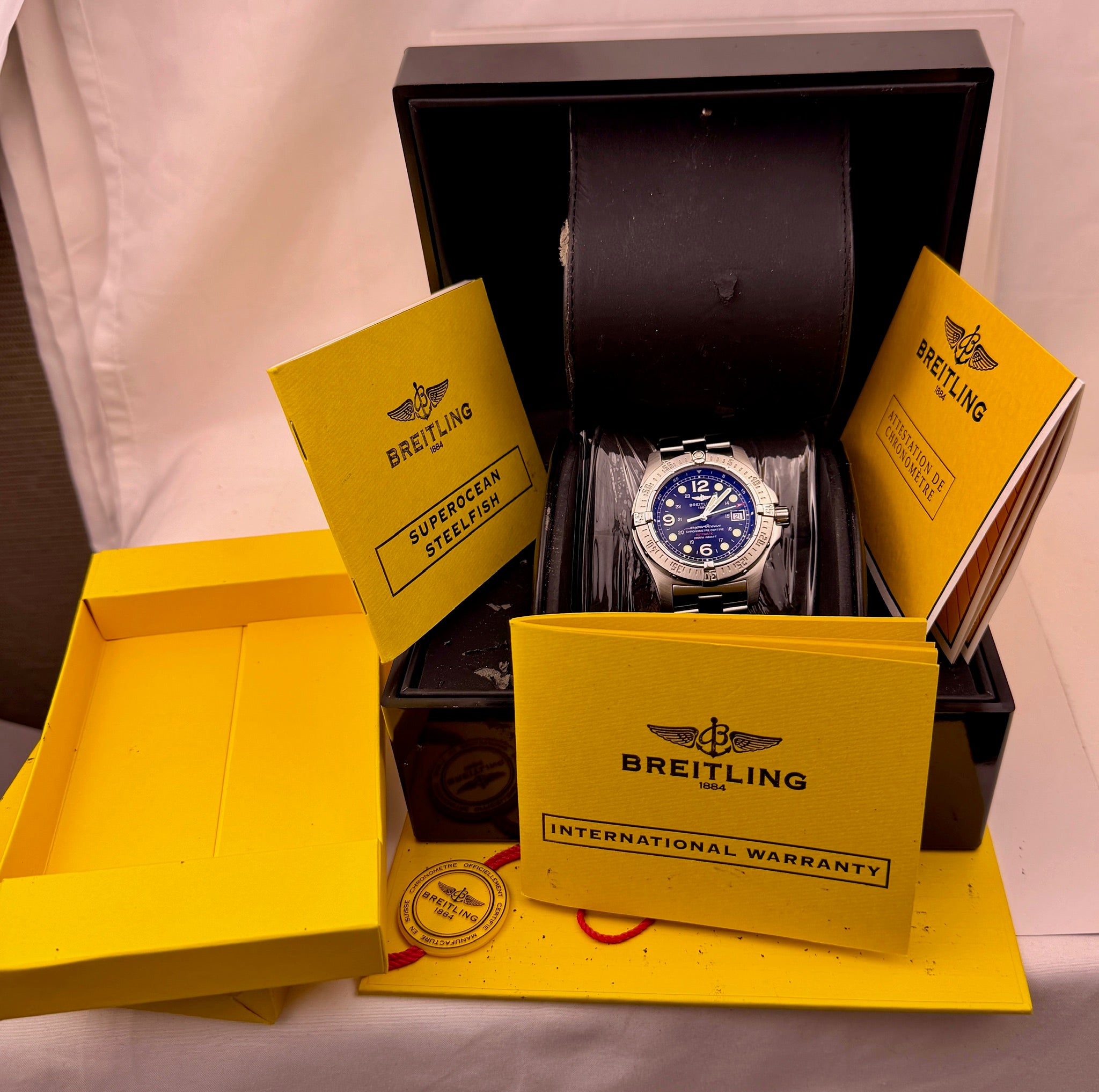 Case #601 — Breitling Superocean Steelfish  Ref. A1739010/B772