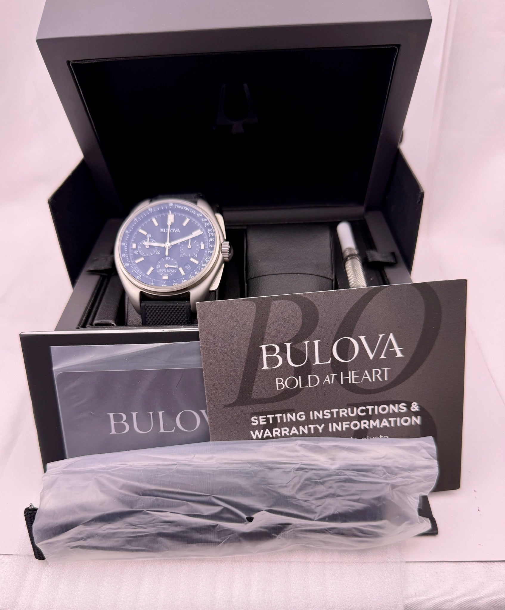 Case #603 — Moon Apollo Special Edition Bulova Lunar Pilot Ref. 96B251