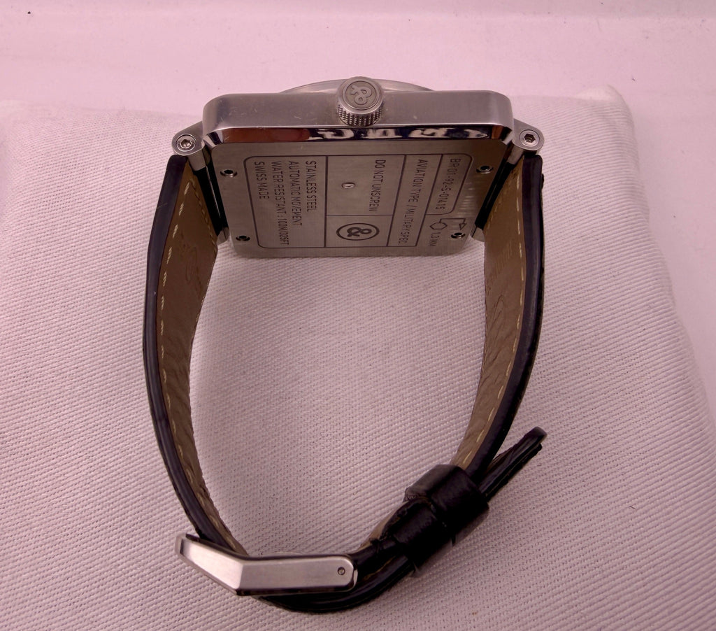 Case #599 — Bell and Ross BR 01-92 on Black Leather