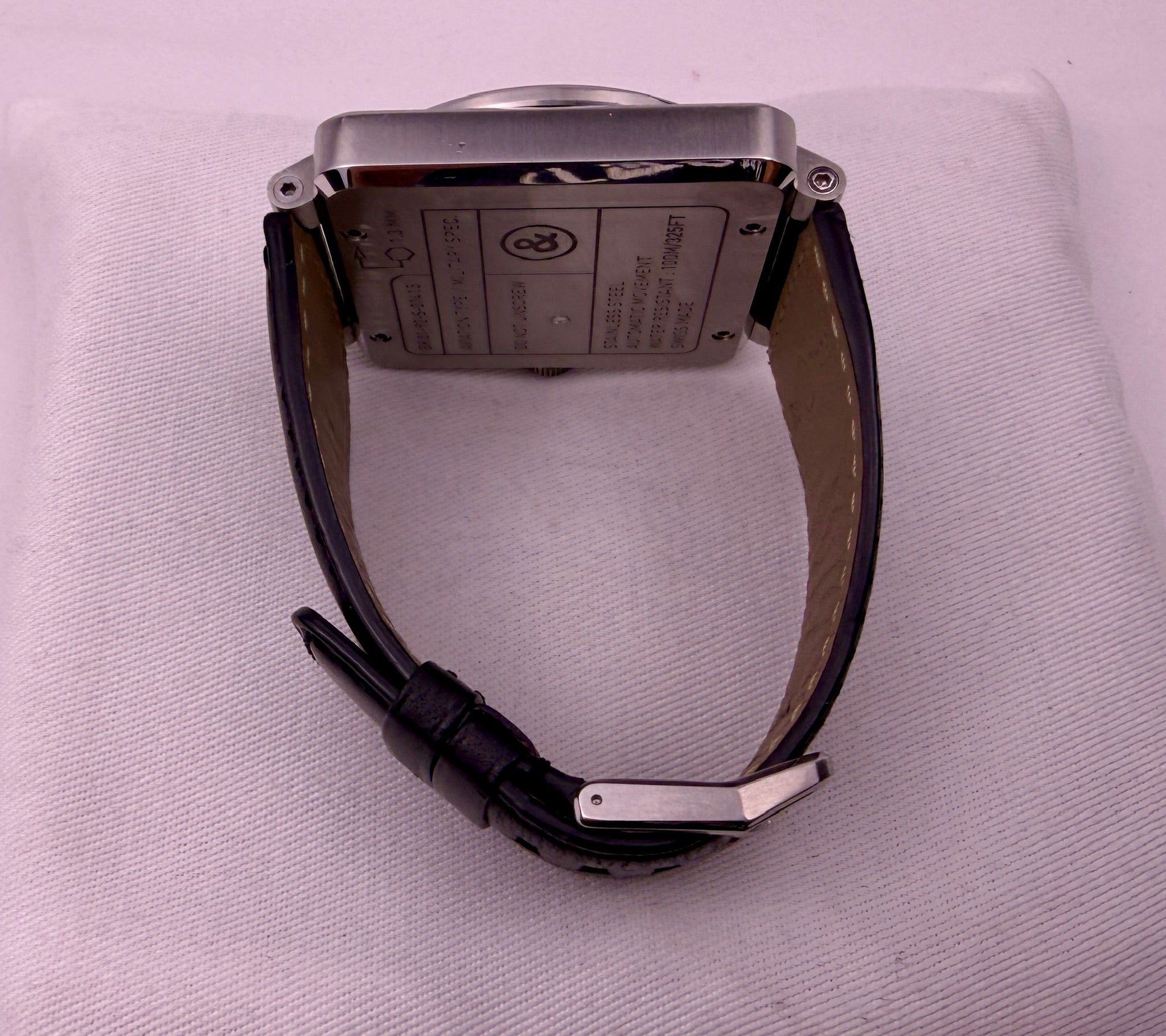 Case #599 — Bell and Ross BR 01-92 on Black Leather