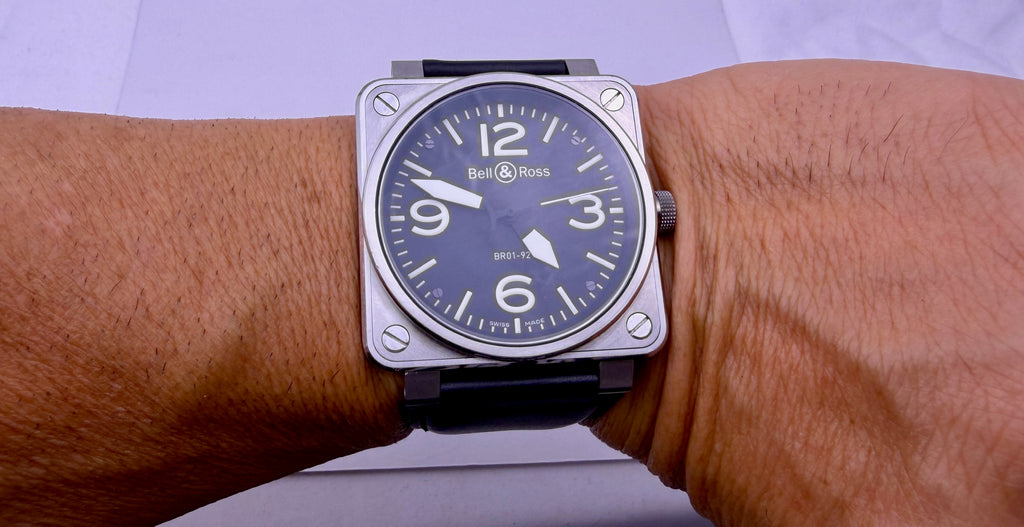 Case #599 — Bell and Ross BR 01-92 on Black Leather
