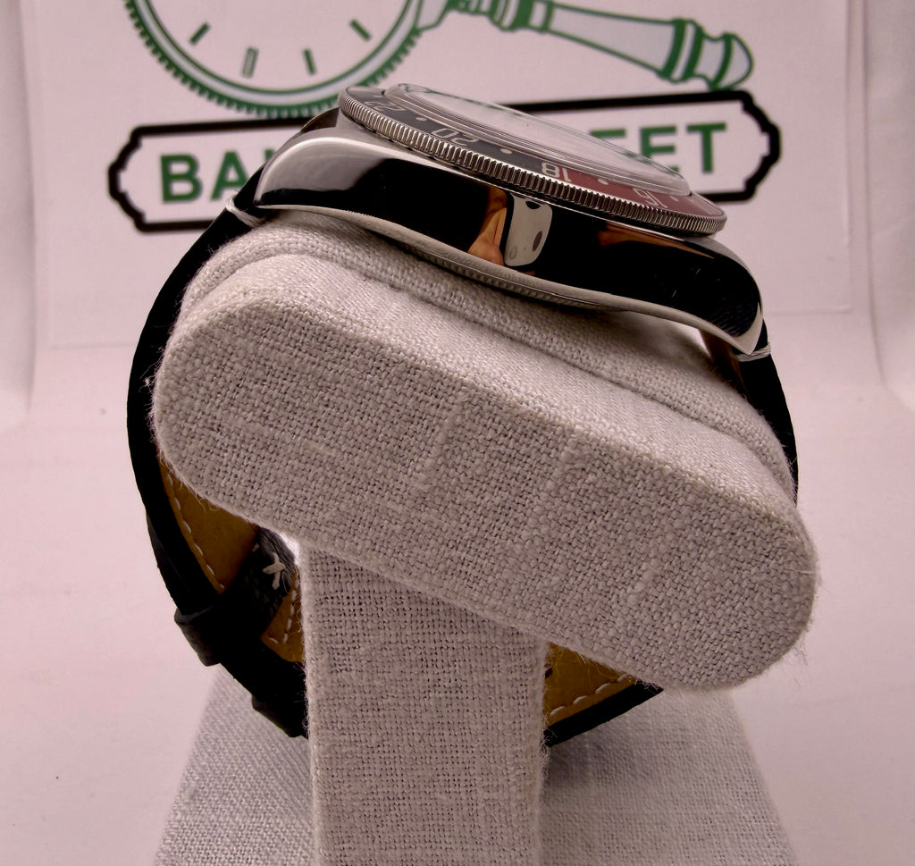 Case #612 — Tudor Black Bay GMT Pepsi on Aftermarket Leather Ref. 79830RB