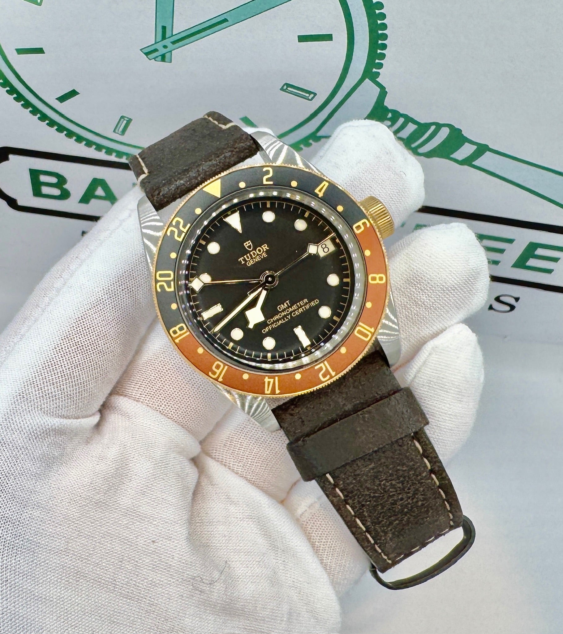 Case #0032 — Pre-Owned Tudor Black Bay GMT S&G “Root Beer” (Ref. 79833MN)