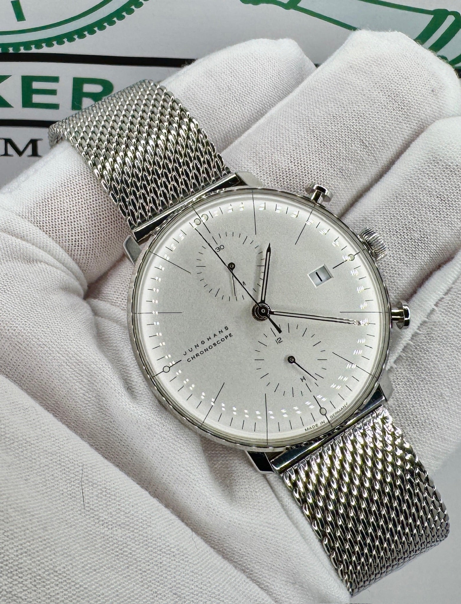 Case #0036 — Pre-Owned Junghans Meister Chronoscope (Ref. 027/4600.00) — Full Kit