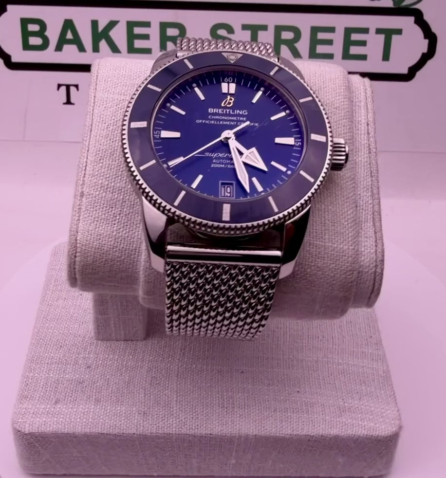 Case #630 — Breitling Superocean Heritage II 42MM (Blue) Ref. AB2010