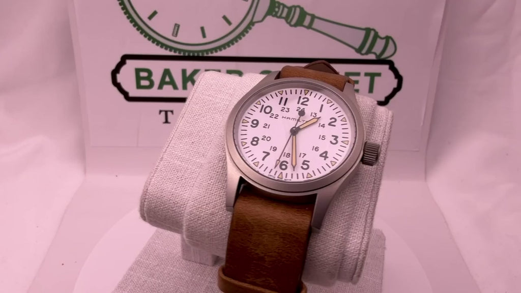 Case #487 — Hamilton Khaki Field White Dial Ref. H69439511