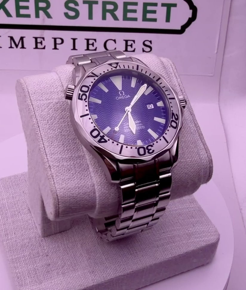 Case #638 — Omega Seamaster Electric Blue Quartz Ref. 2265.80.00