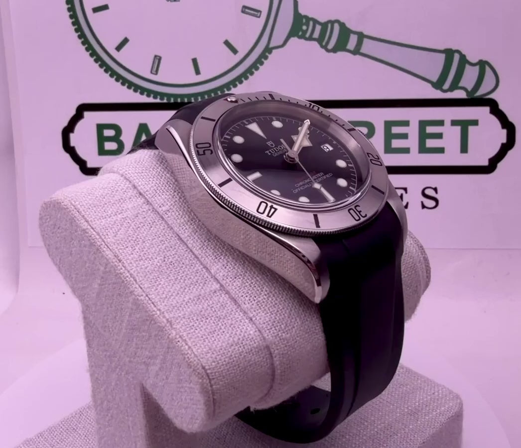 Case #536 — Tudor Black Bay Heritage 41MM Steel on Rubber Ref. 79730
