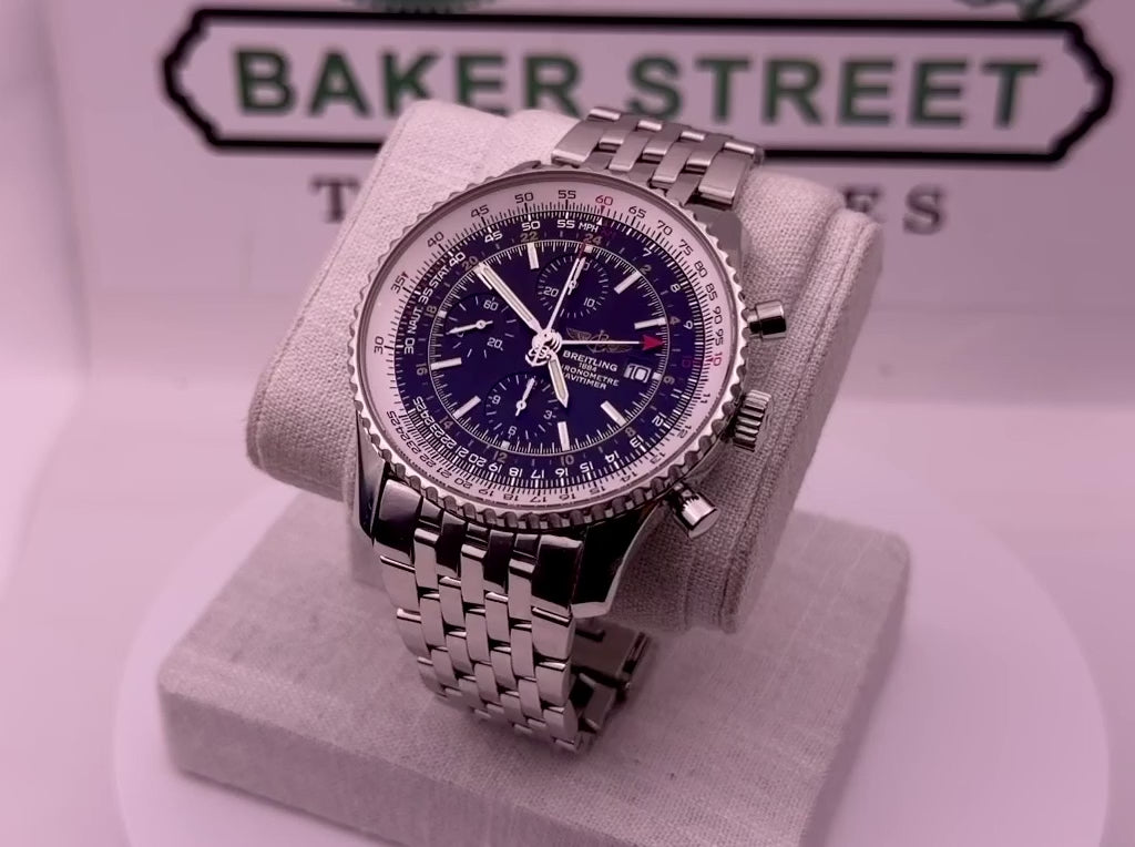 Case #659 — Breitling 46 MM Navitimer GMT "World" Ref. A24322