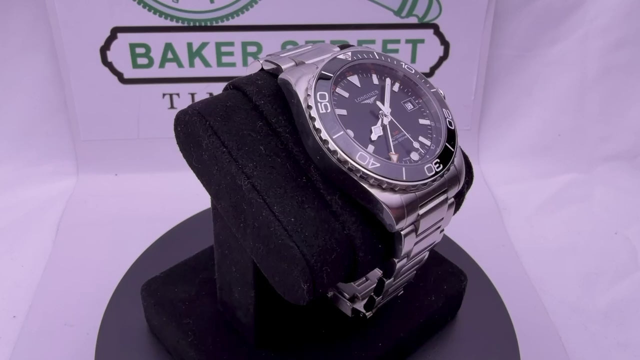Case #446 — Longines HydroConquest GMT Black Ref. L3.790.4.56.6