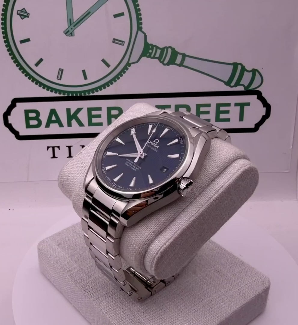 Case #690 — Omega Seamaster Aqua Terra 150M 41.5 Blue “Spectre” Ref. 231.10.42.21.03.003