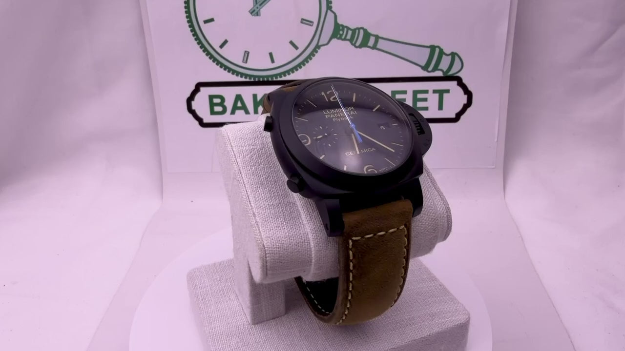 Case #513 — Panerai Luminor Flyback Chronograph Ceramic Ref. PAM00580
