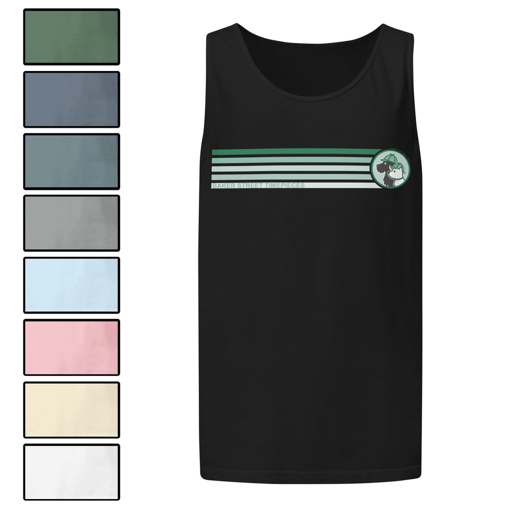 Heritage Stripe Tank (Vintage Wash) — Unisex Garment-Dyed