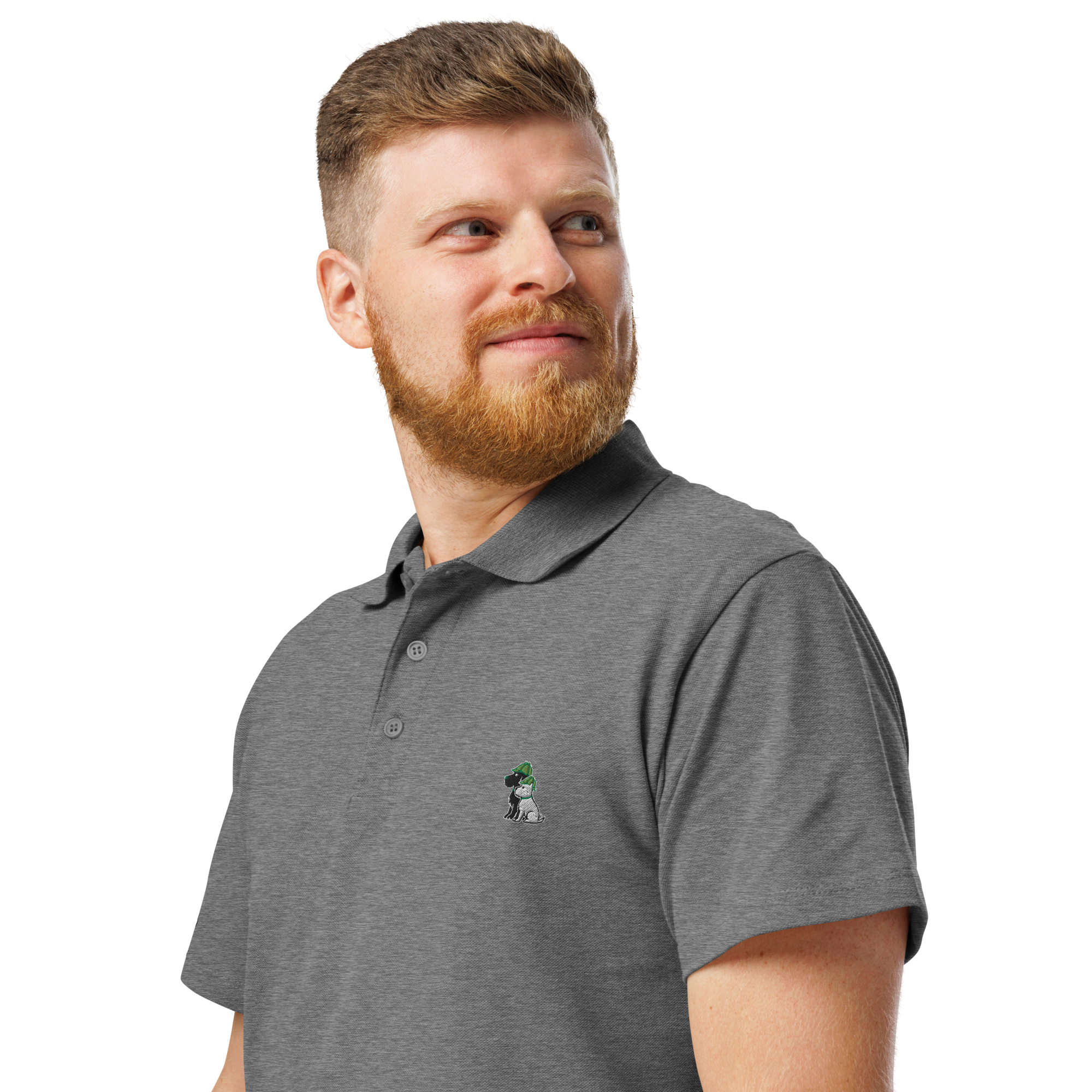 The Hounds Mark Premium Pique Polo Shirt